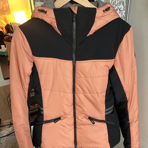 Rossignol Women's Black and Peach Ski Jacket